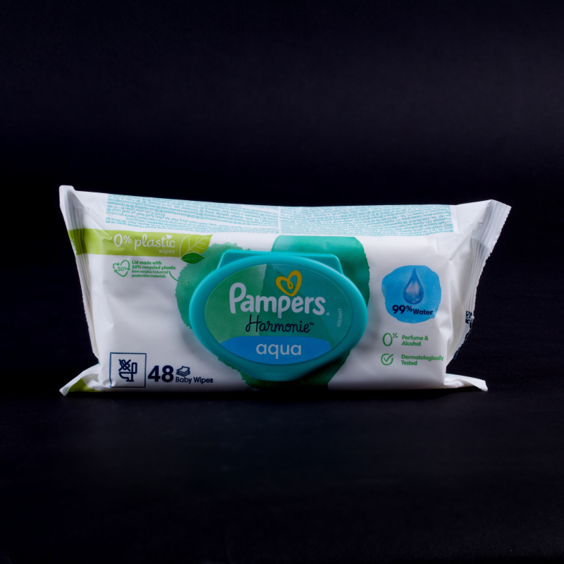 Dětské vlhčené ubrousky Pampers Harmonie aqua