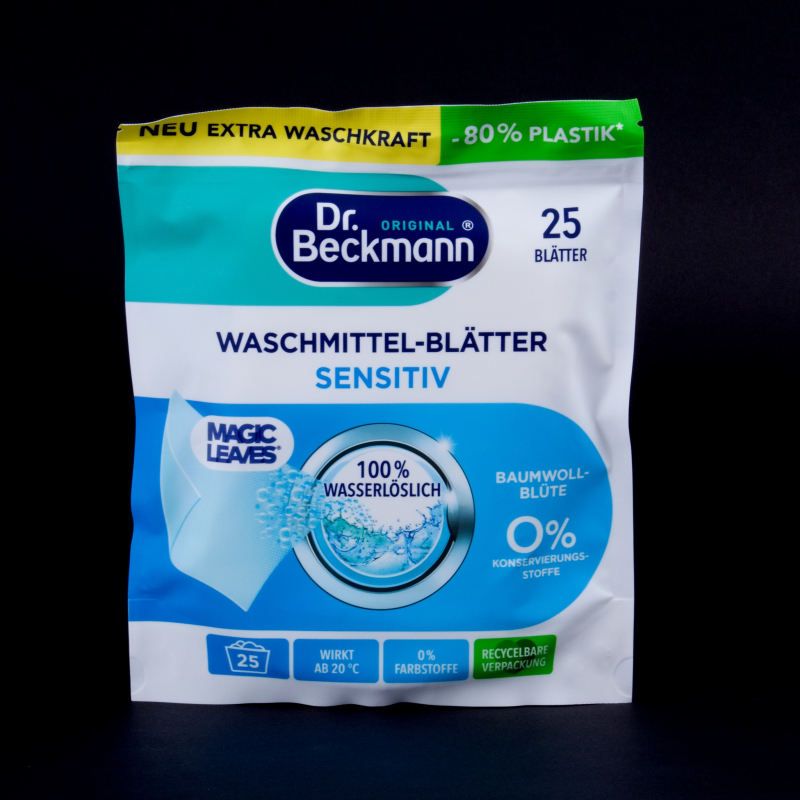 Prací listy Sensitive Dr. Beckmann 25 ks