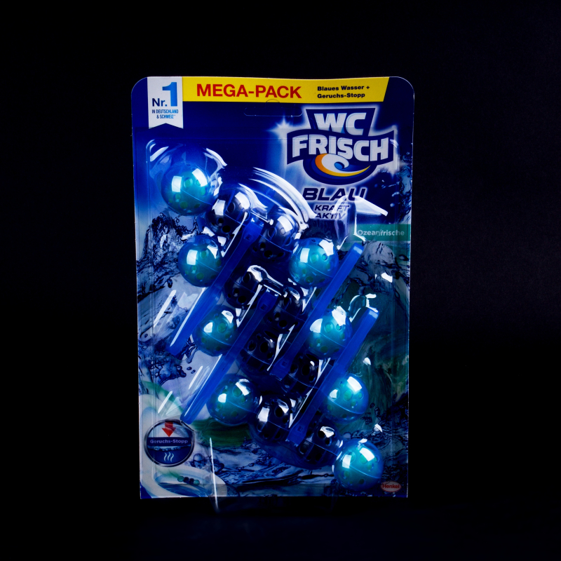 WC Frisch Blau Kraft Aktiv 4 ks