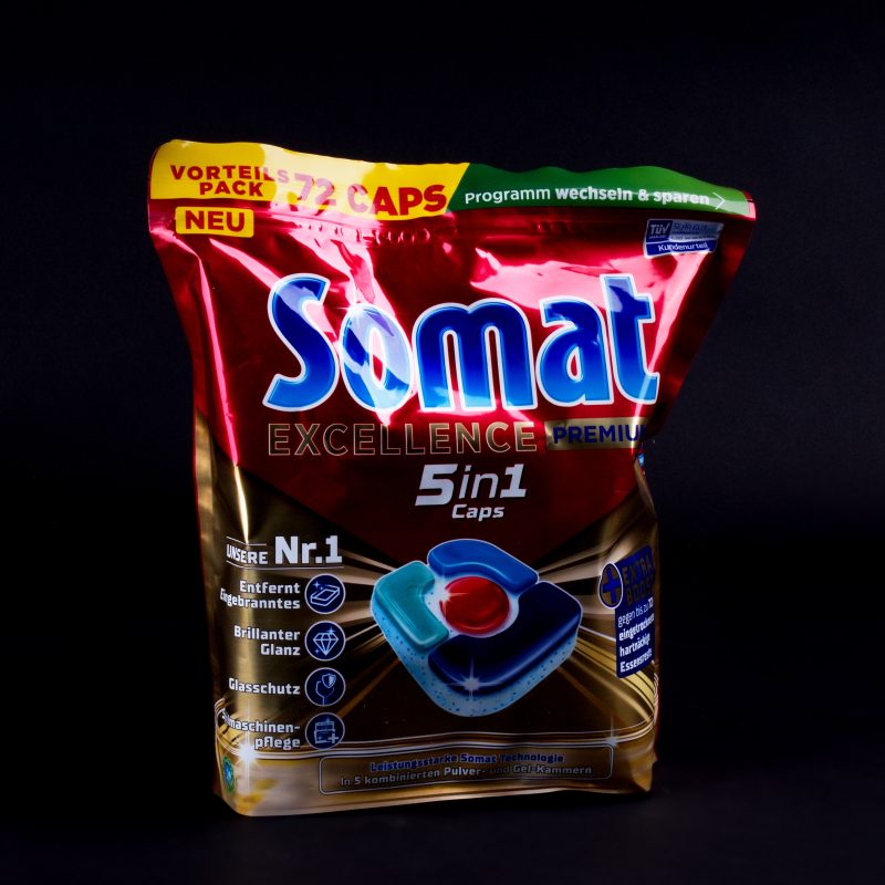 Kapsle do myčky Somat Excellence Premium 5v1 72ks