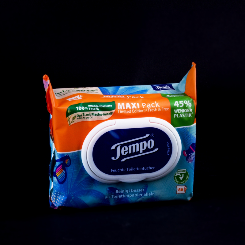 Vlhčený toaletní papír Tempo Family Maxi Pack