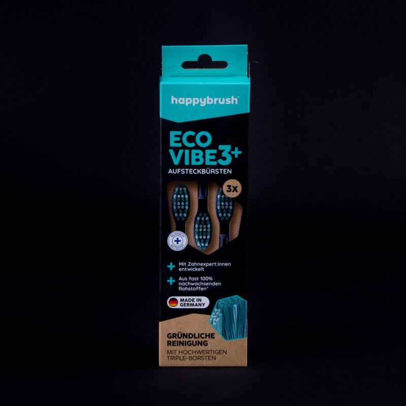 Nahradní hlavice kartáčku na zuby ECO VIBE3+ Happybrush