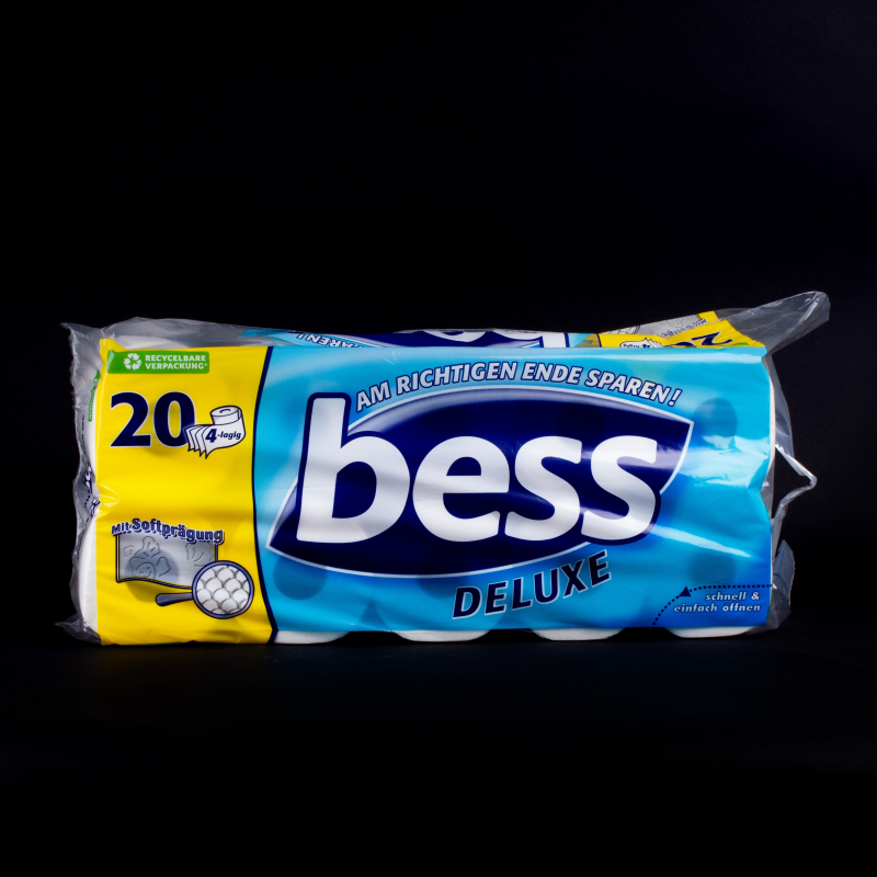 Toaletní papír Bess Deluxe 4 vrstvý 20 kusů