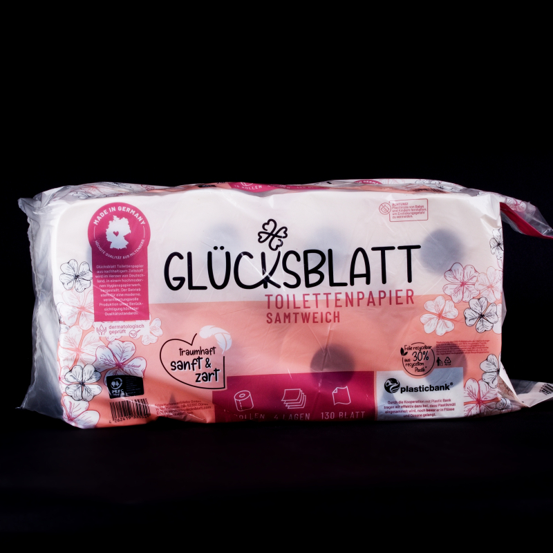 Toaletní papír GluckBlatt 4-vrstvý 16 rolí